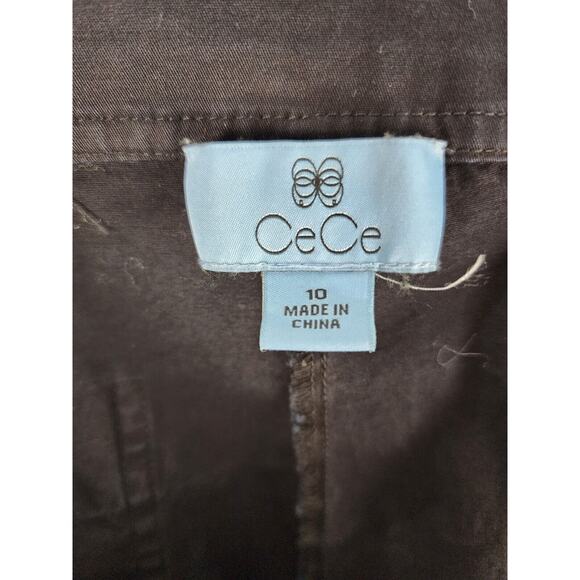 CeCe Womens Straight Leg Capri pants Size 10 - Picture 3 of 5